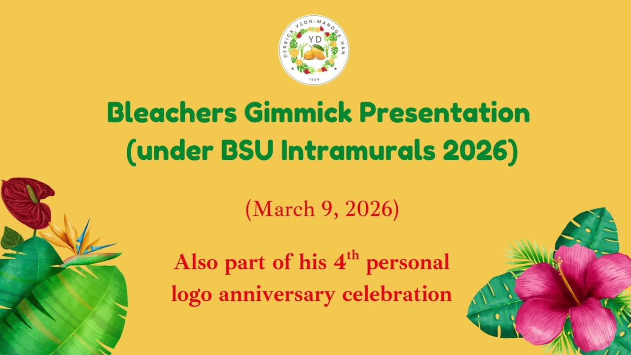 BSU Intramurals 2026 Bleachers Gimmick Presentation (Part 1)