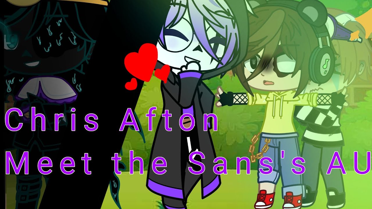 '' Chris Afton meet the Sans's AU '' #1 - Mimi_Kitty シ︎.(Eng/Fr)