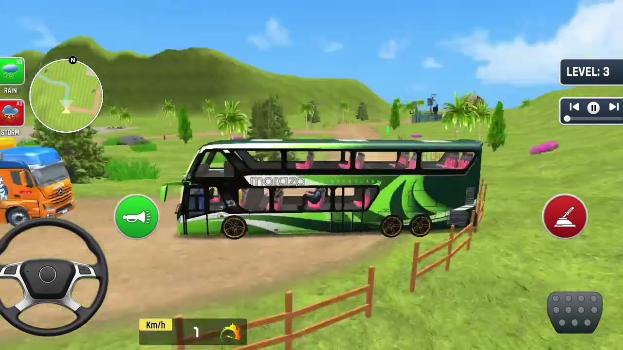 From Bus Stop to Destination 🚍 | Full Journey Bus Driving Challenge#LongGameplay#BusSimulatorGame