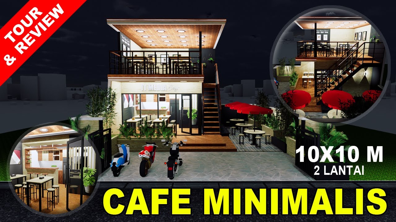 CAFE MINIMALIS 10x10 M - REVIEW/TOUR