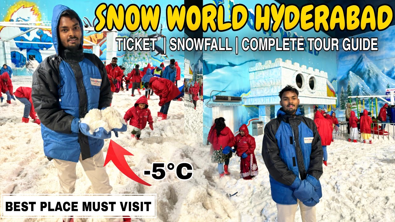 Snow World Hyderabad Travel | Hyderabad Tourist Place |Snowfall in Hyderabad Tour Guide Ticket Entry