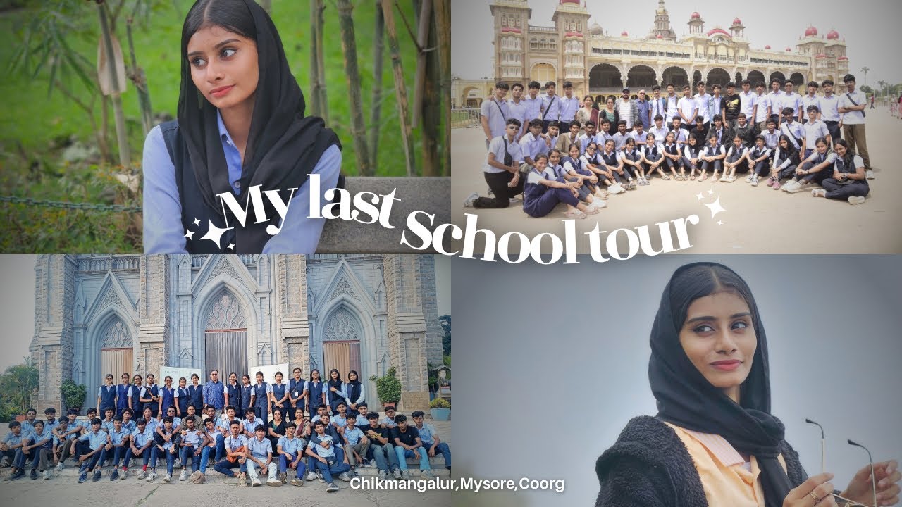 +2 School tour Vlog 🤍