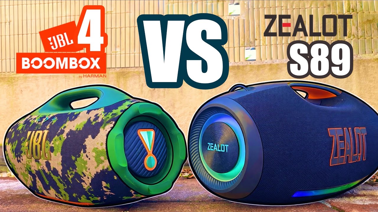 500$/&euro; JBL BOOMBOX 4 VS. ZEALOT S89 (150$/&euro;) BASS TEST - SOUND COMPARISON !!!