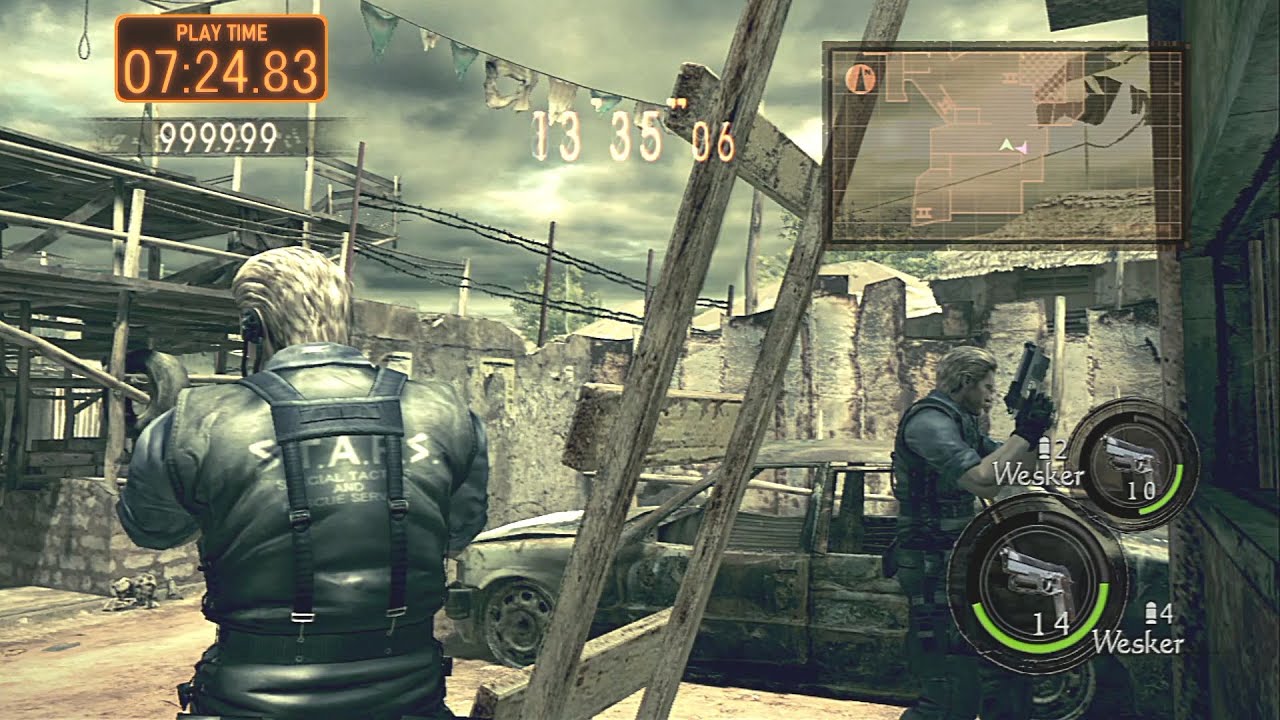 [PS3]バイオハザード5／RESIDENT EVIL 5：THE MERCENARIES #216 集会場 999k(13：30)