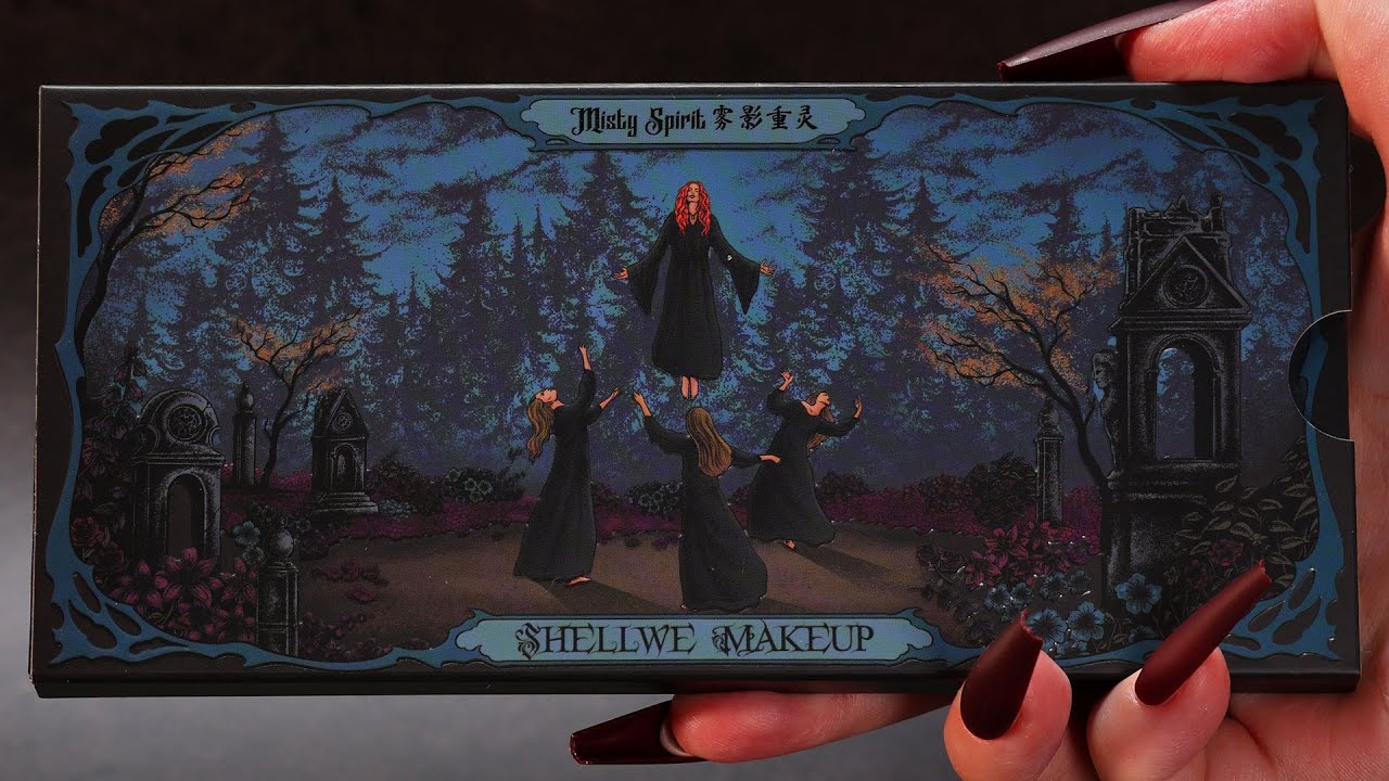 Lets dive into a matte twilight forest fog with bonfires - Shellwe Makeup Misty Spirit review