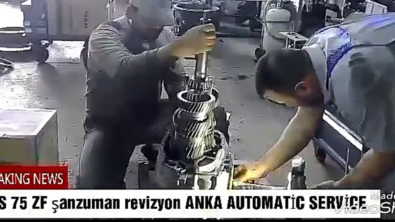 ZF 9 S 75 ECOMİD RATIO 13.16- 1.00 ANKA AUTOMATİC TRANSMİSYON REVİZYON SERVİCE  