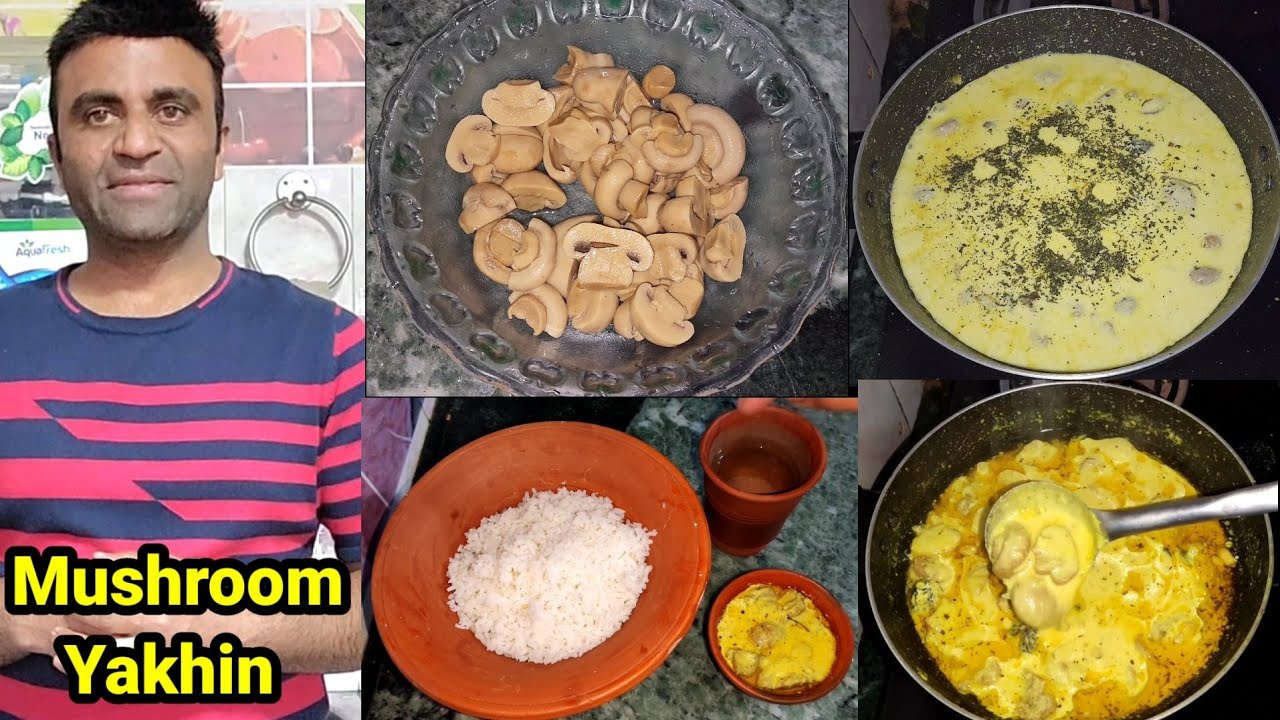 Mushroom Yakhini Kashmiri Wazwan Dish Yummy & Easy