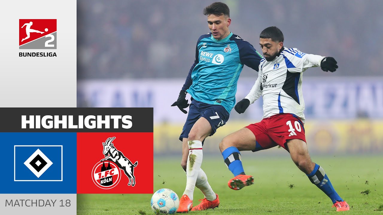 Hamburg Back On Top! | Hamburger SV - 1. FC K&ouml;ln 1-0 | Highlights | Matchday 18 - Bundesliga 2