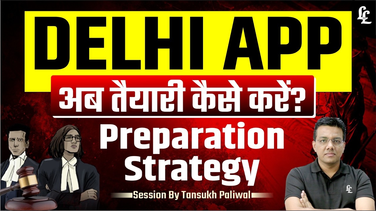Delhi APP Preparation Strategy 2026 | अब तैयारी कैसे करें? | Complete Strategy | Tansukh Paliwal