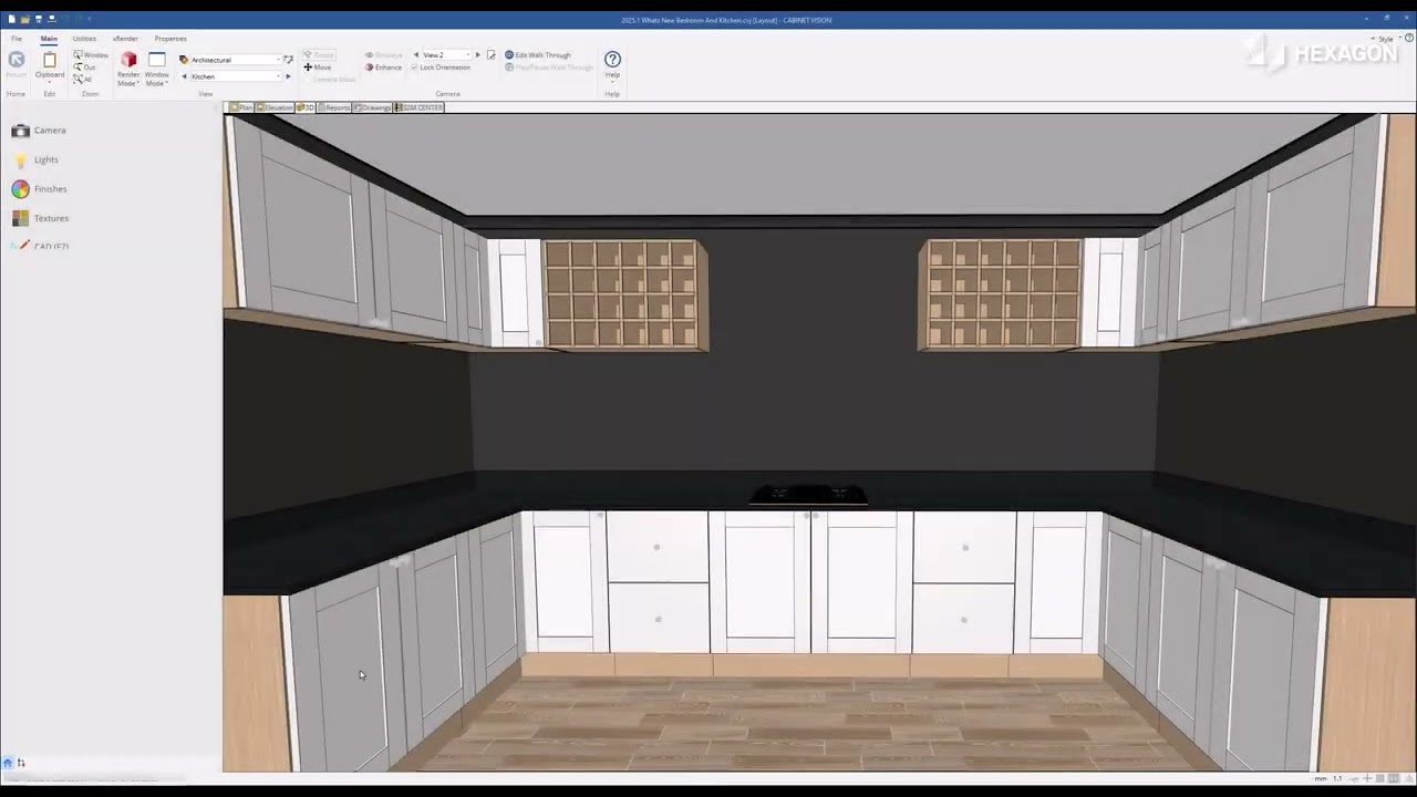 Room Level Features in CABINET VISION 2025.1