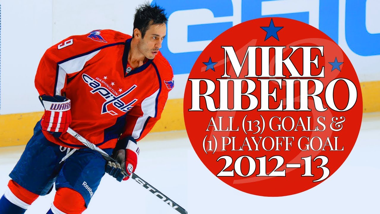Mike Ribeiro ALL (13) Goals & (1) Playoff Goal as a Capital 2012-13 | Capitals Highlights