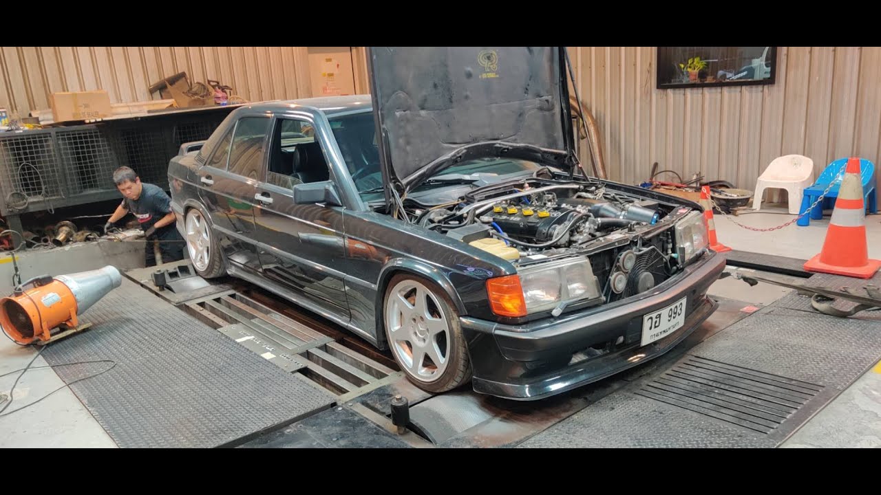 Mercedes Benz 190E 2.3-16 ITB Conversion on Dyno
