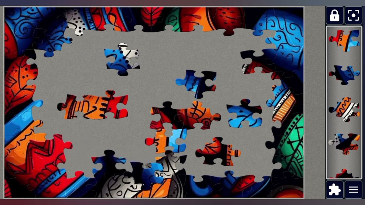 Hand-Painted Pottery Pop🖌️🎨 🧩 artistic jigsaw puzzle🧩//