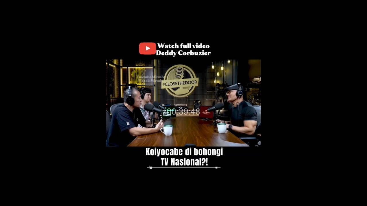 Koiyocabe di bhongi tv nasional?! #closedthedoor #koiyocabe #felixsiauw #trendingshorts