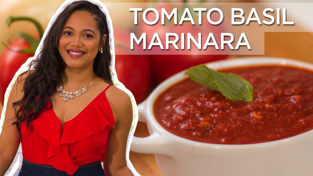 Tomato Basil Marinara Sauce | Homemade Pasta Sauce | Made To Order | Chef Zee Cooks