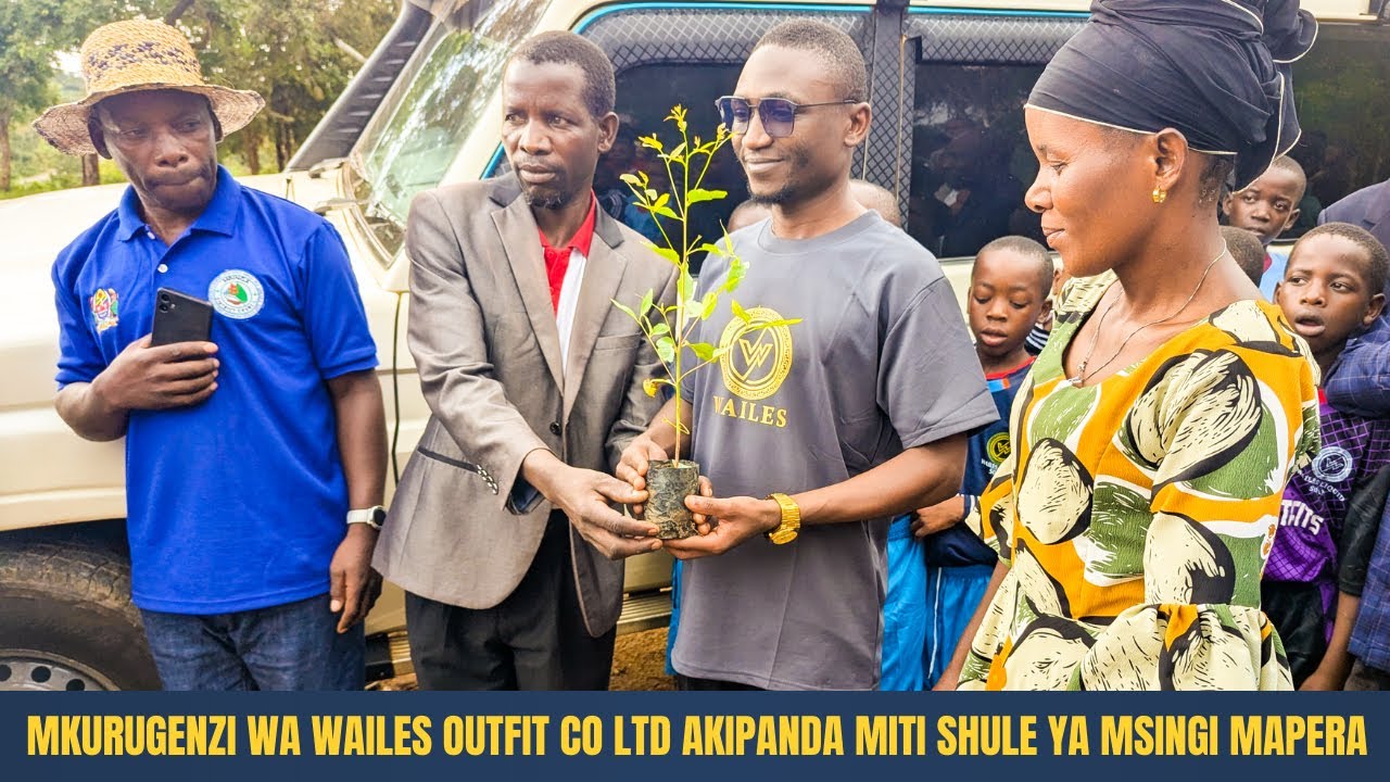 WAILES OUTFIT CO LTD INAVYOTUNZA MAZINGIRA KWA KUPANDA MITI MBINGA