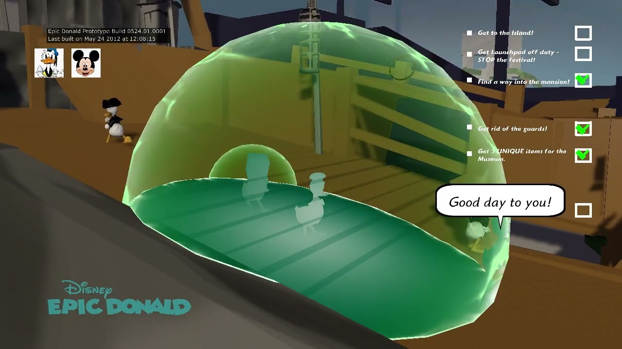 Epic Donald Prototype - Concept Milestone #7 | May 2012