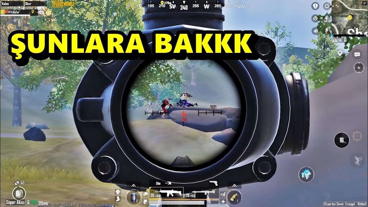 BUNLAR NE YAPIYOR BÖYLE ?? EFSANE MAÇ BATUR GAME SOLO SQUAD PUBG MOBİLE