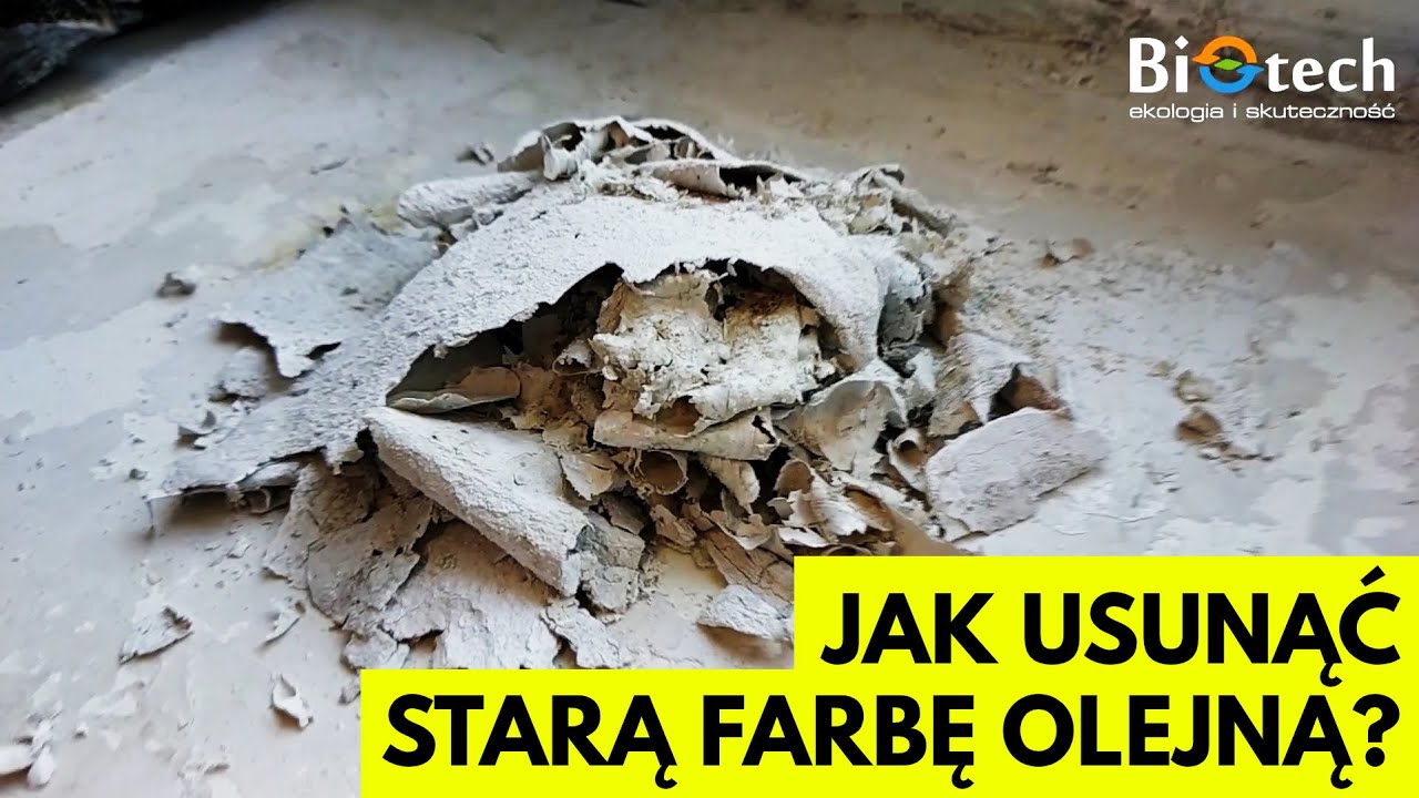 Jak usunąć starą farbę olejną?
