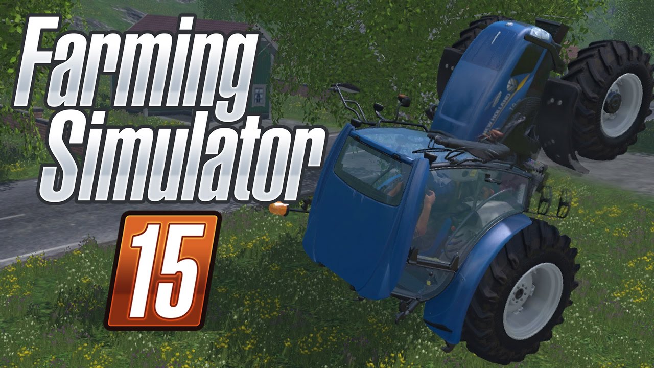 FLYING TRACTORS - Farming Simulator 2015 Multiplayer - Funny Moments