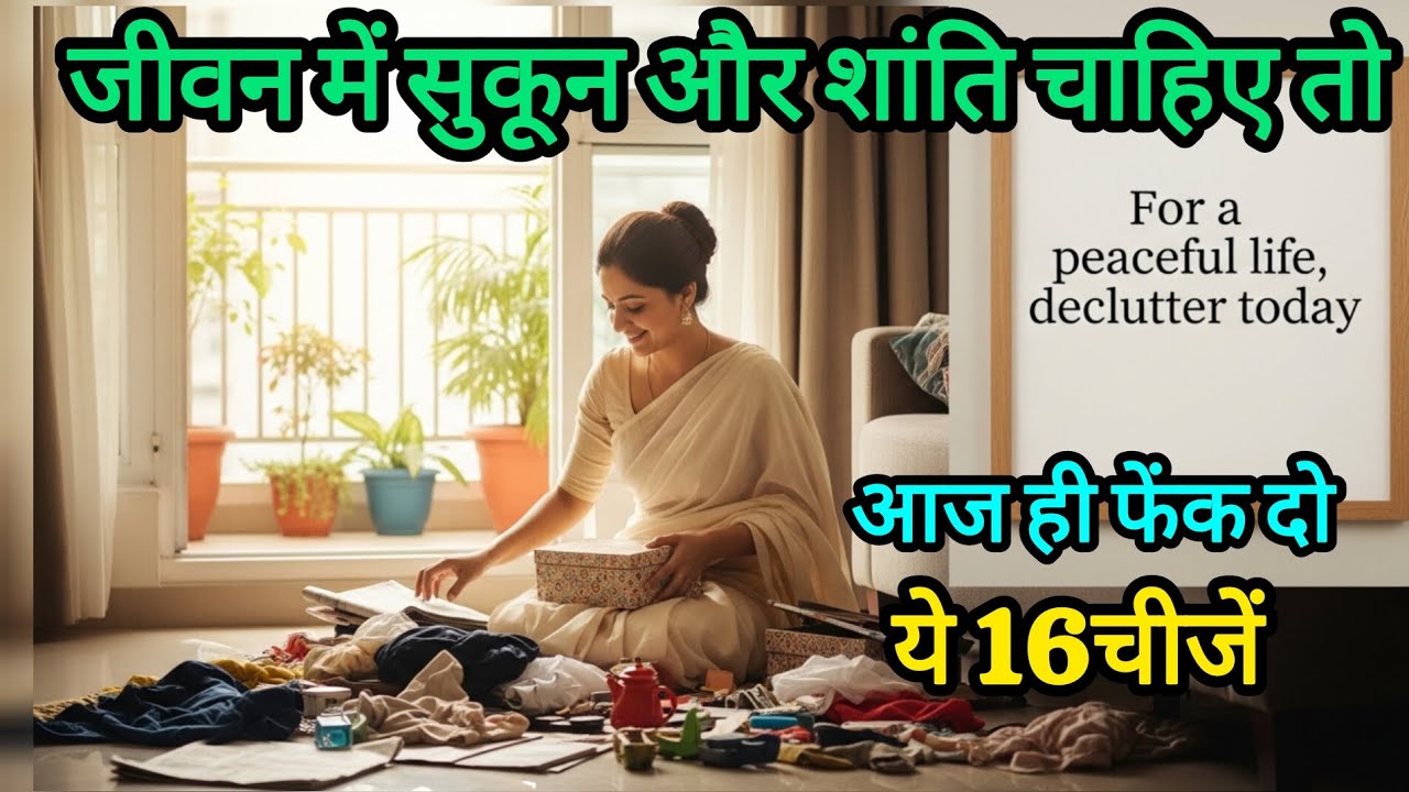 “DeclutterYour Life:सुकून चाहिए तो जिंदगी से फालतू चीज़ें हटानासीखो | Powerful Motivation for Women”