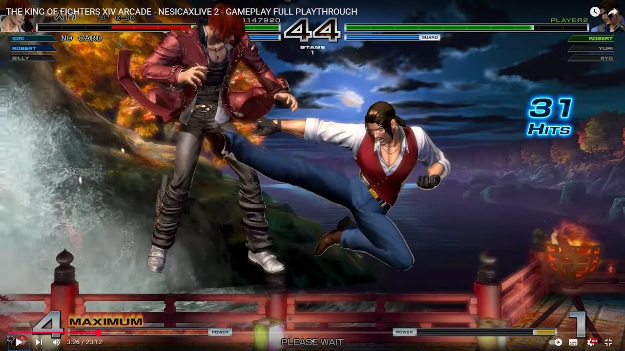 THE KING OF FIGHTERS XIV ARCADE - NESICAXLIVE 2 - GAMEPLAY FULL PLAYTHROUGH