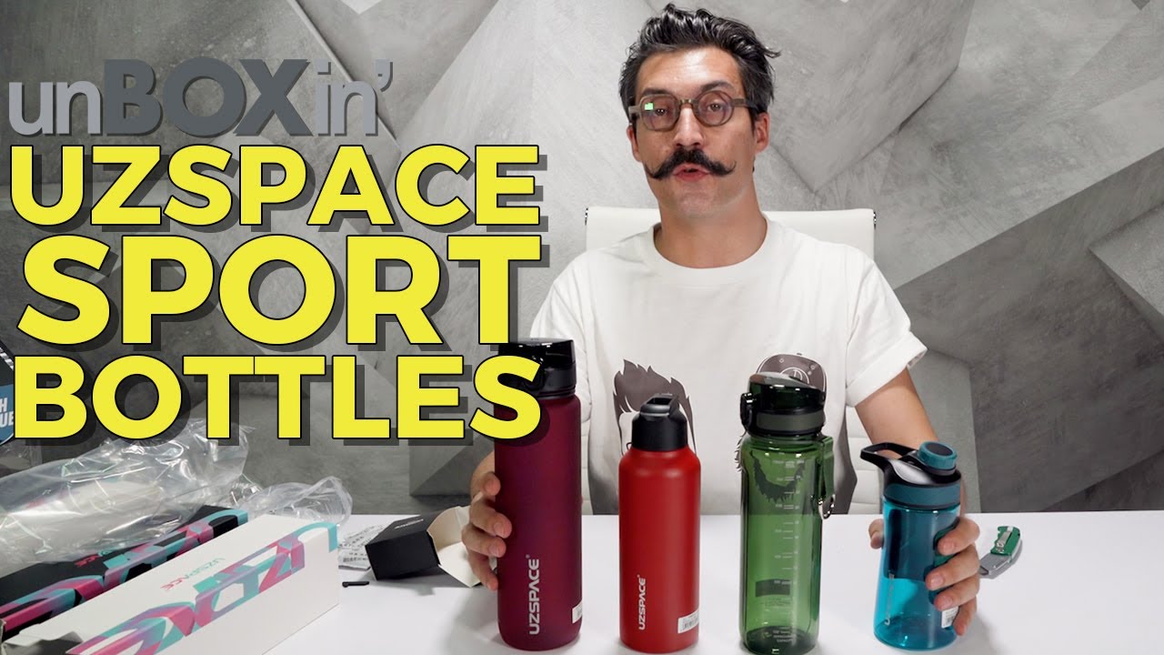 TheSignR unBOXin' : UZSPACE sport water bottles