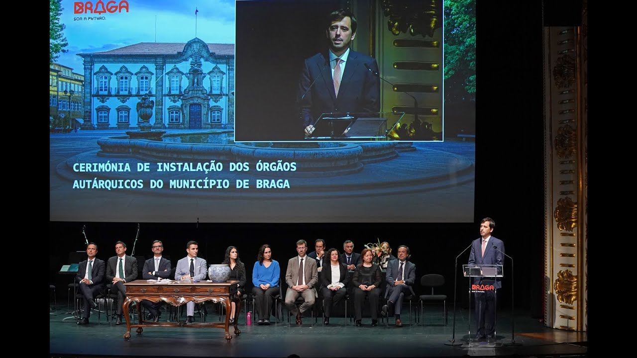Discurso cerimónia de Instalação dos Órgãos Autárquicos do Município de Braga