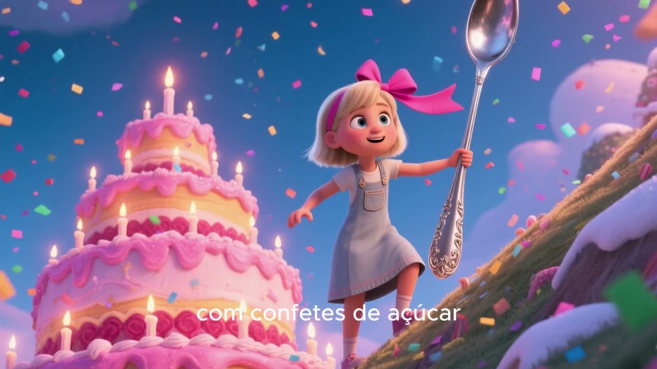 A MENINA QUE ENCONTROU UMA PORTA PARA O REINO DOS DOCES #desenhoinfantil #videoeducativoinfantil