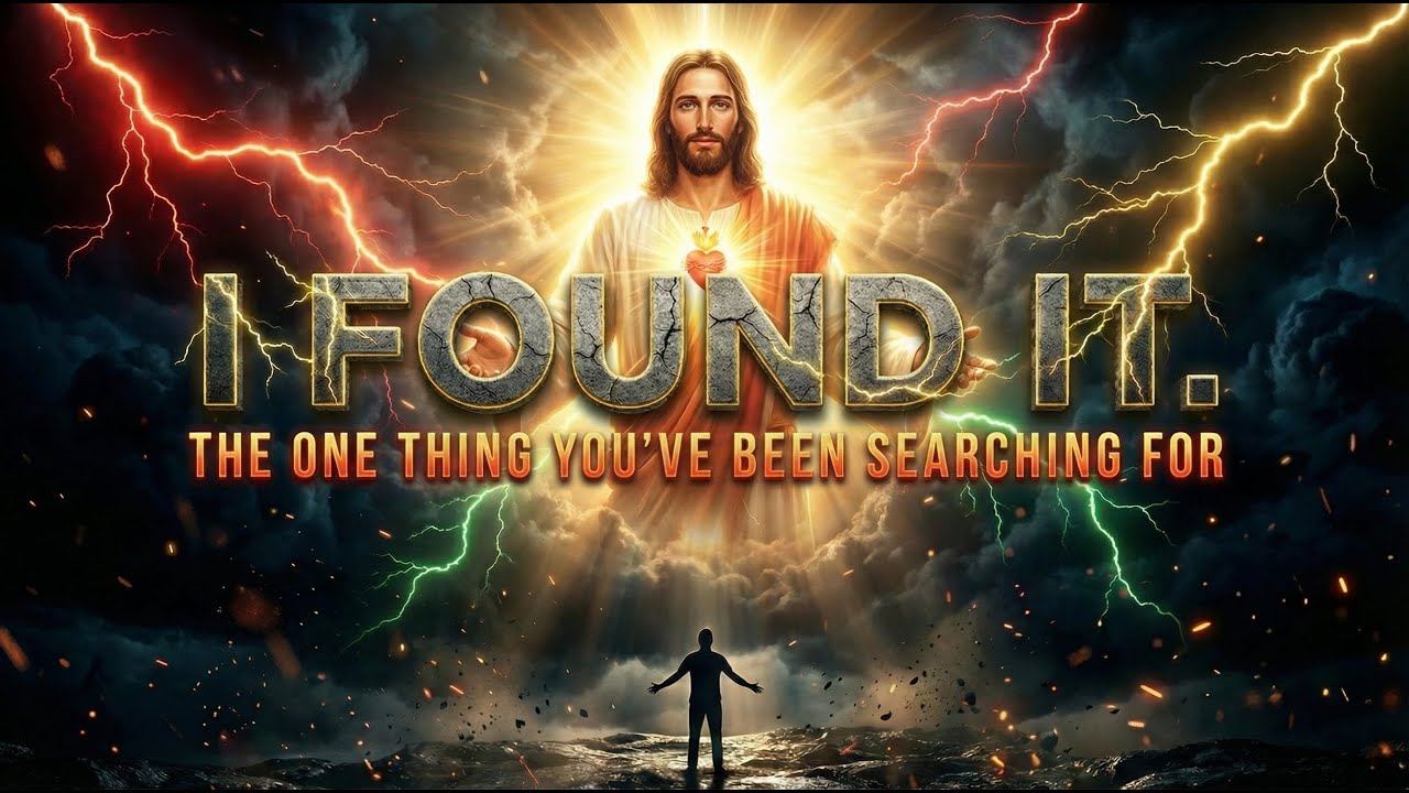 God says: I found it. The one thing you’ve been searching for. God's Message Now | God Message Today