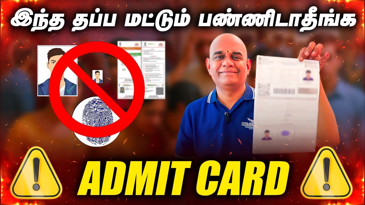 NEET 2025 Admit Card Mistakes to AVOID ⚠ | NTA Guidelines Explained ✅ | Full Demo in Tamil!
