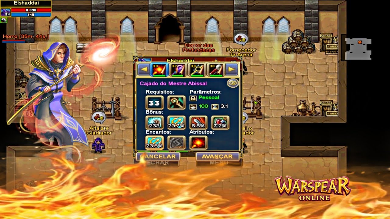 WASPEAR ONLINE - FINALMENTE ! ATUALIZEI MEU EQUIP DA T5 AYVONDIL! 🔥🧜‍♂️🔱