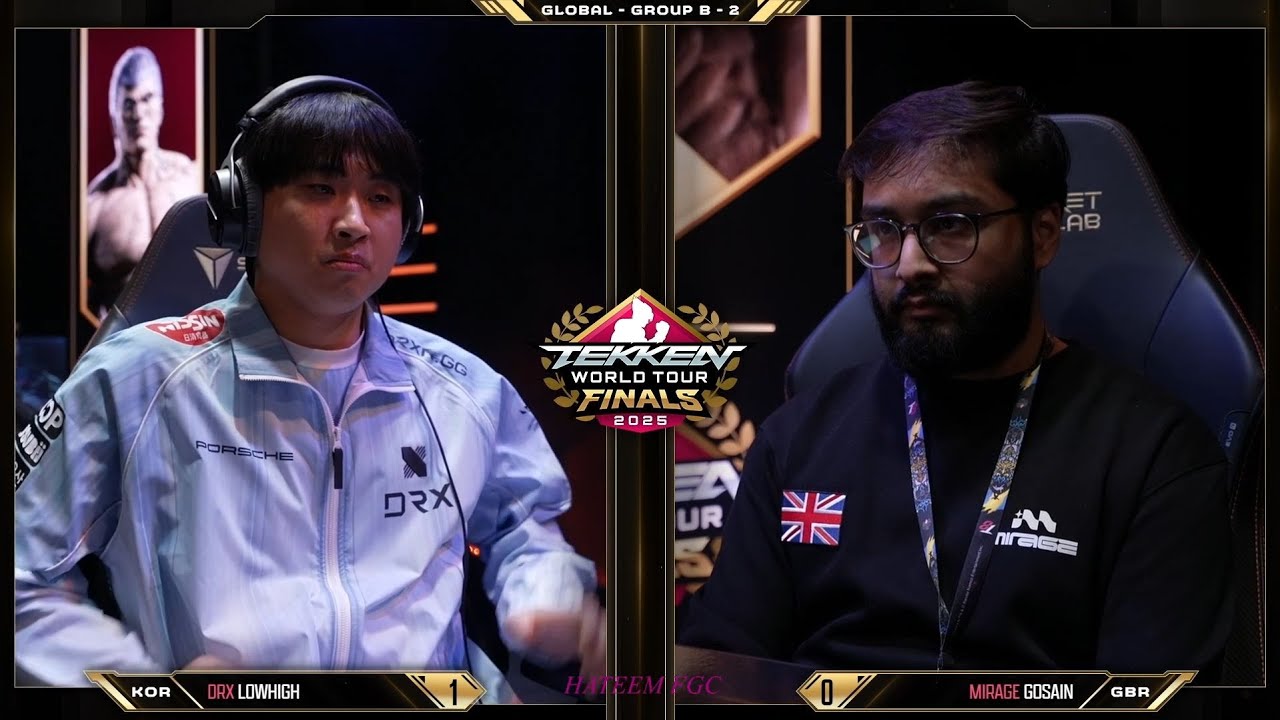 DRX | LOWHIGH 🇰🇷 (Bryan) vs MIRAGE | GOSAIN 🇬🇧 (Law) ➤ TWT GLOBAL FINALS 2025 GROUP B - Tekken 8