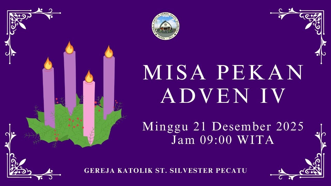 LIVE STREAMING - MISA HARI MINGGU ADVEN IV