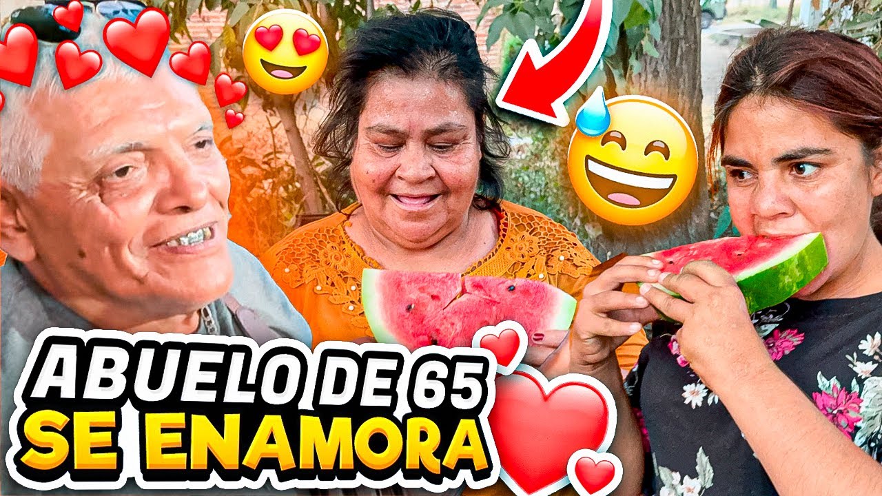 ABUELO DE 65 LE RENACE EL AMOR Y LAS HIJASTRAS SE LO QUIEREN 🥰