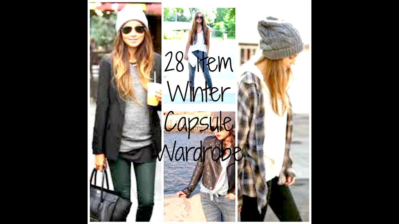 Minimalism: 28 item Winter Capsule Wardrobe | Tips for Pairing Down