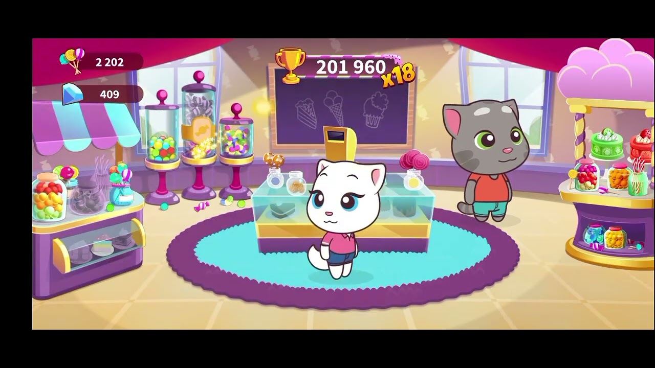 Jugando Talking Tom Candy Run en 2026 ¿Ginger Bombero en un cofre común?