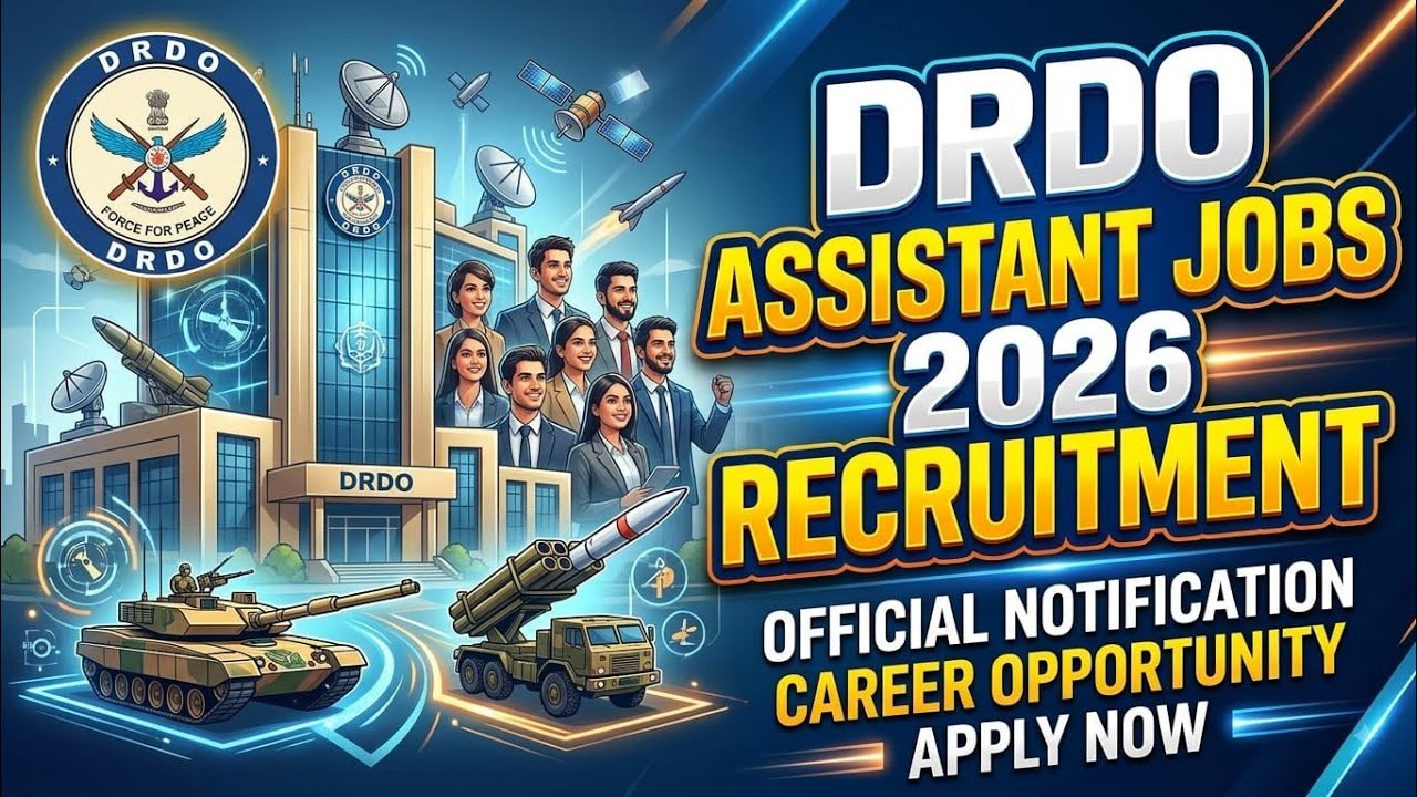 DRDO Assistant 2026 Recruitment 🔥 | Apply Online | Latest Government Jobs @PranithaRam-p4y 