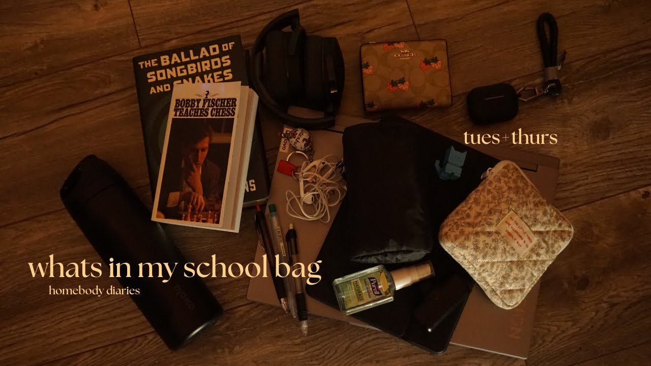 whats in my school bag