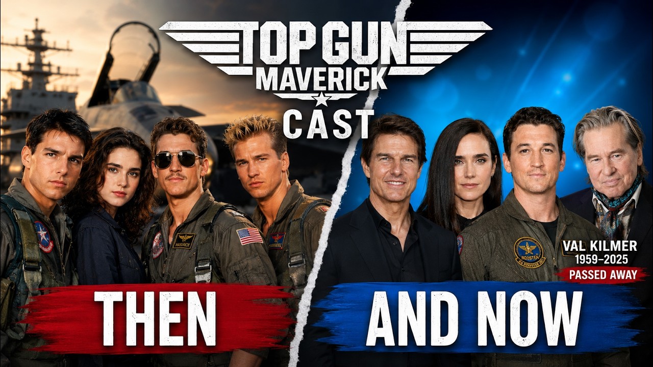 Tom Cruise and Top Gun Maverick Cast Then And Now