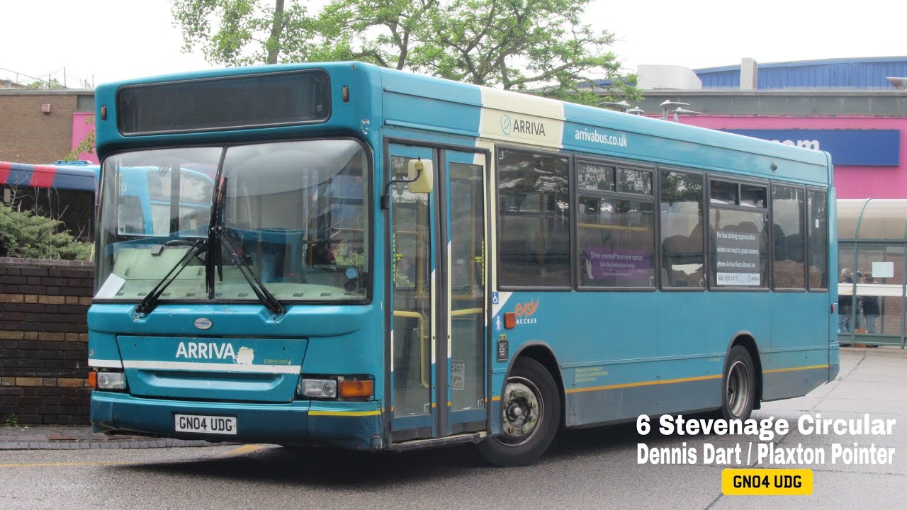 Speedy Dart | GN04 UDG | Arriva Herts and Essex | Dennis Dart / Plaxton Pointer / 6 Stevenage Circ