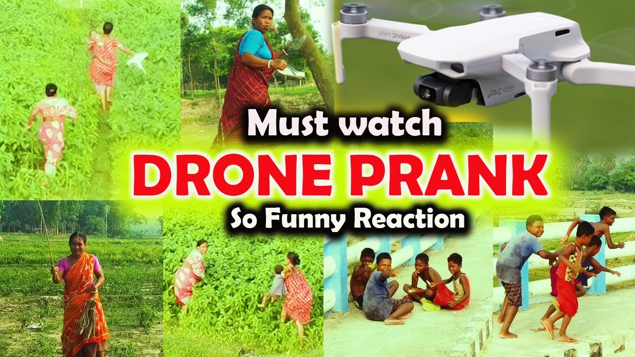 DRONE PRANK | SO FUNNY REACTION | EPISODE-16 | ROY2JOY |