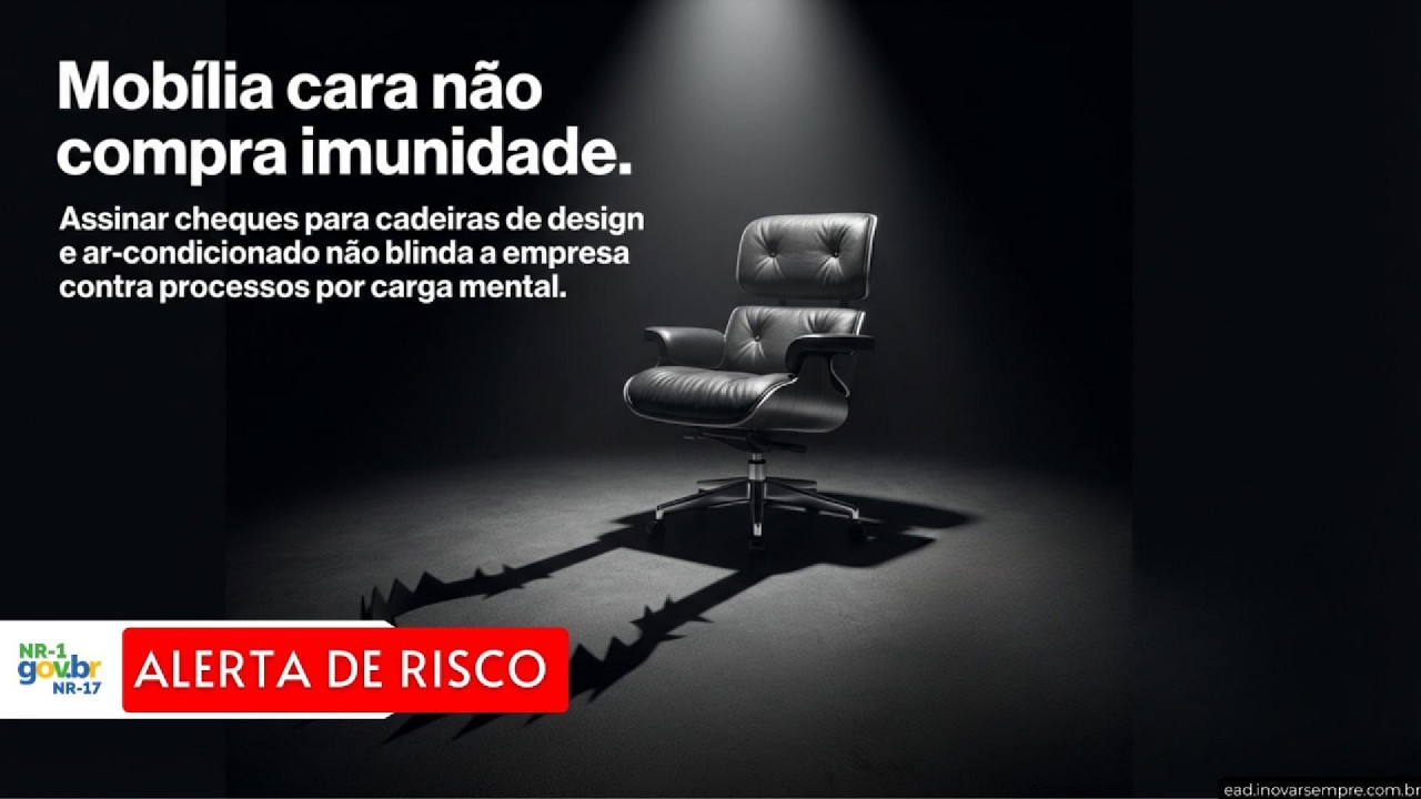 Como uma cadeira de 5 mil reais esconde um Burnout?