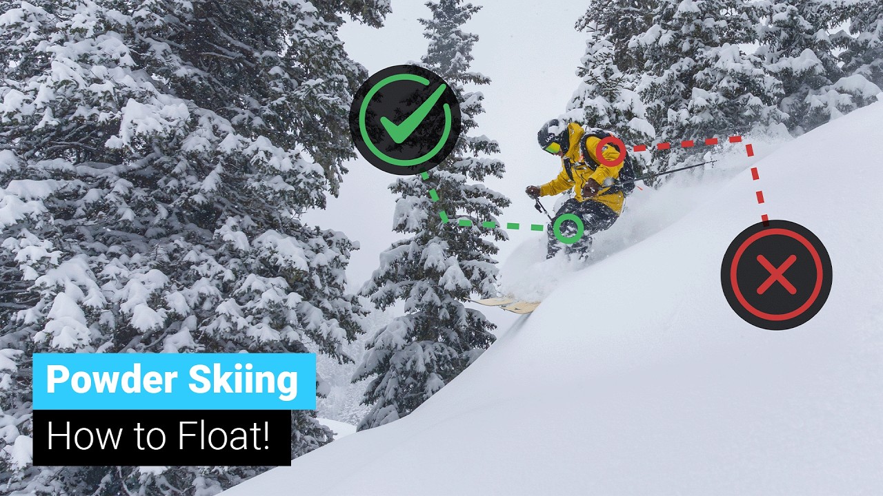 Как кататься по пушистому снегу с помощью поплавка | Уравнение пушистого снега