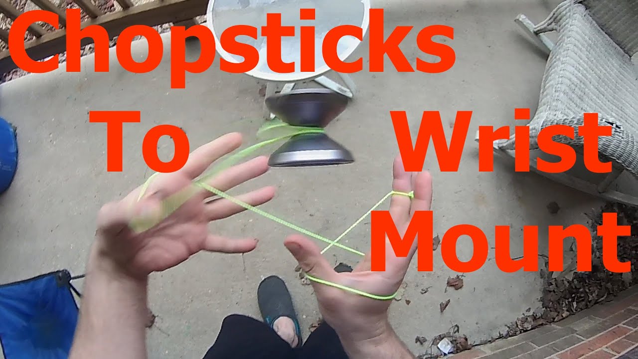 Chopsticks To Wrist Mount YoYo Transition Tutorial. YoYo Trick Tutorial