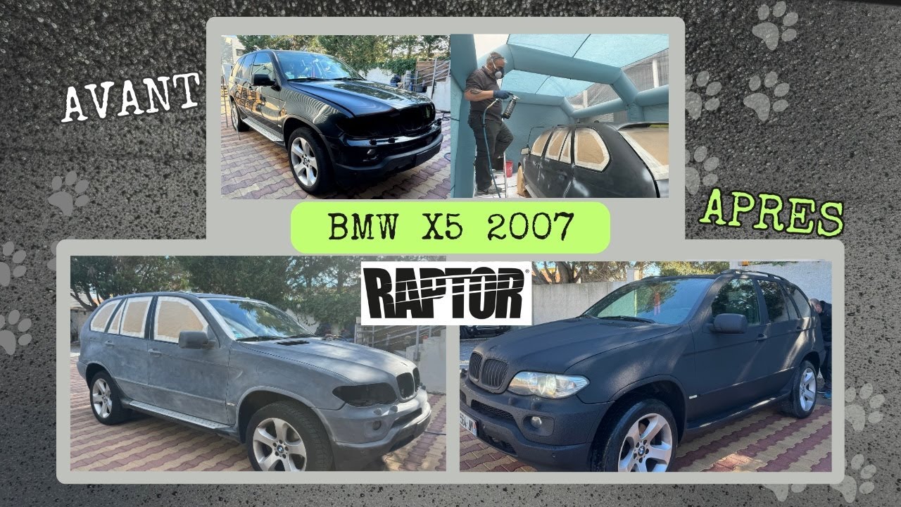 Rajeunissement Radical BMW X5 de 2007 avec un Raptor en cabine de Peinture Gonflable et SURPRISE!!🤩