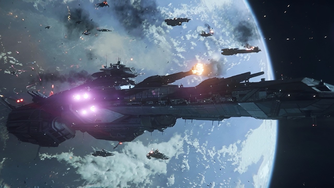 Squadron 42’s INSANE Cinematic Space Battle!