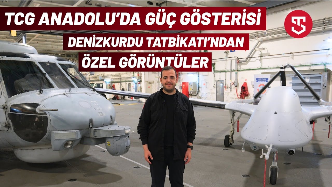 Bayraktar TB3'ün Evi TCG ANADOLU'dayız!
