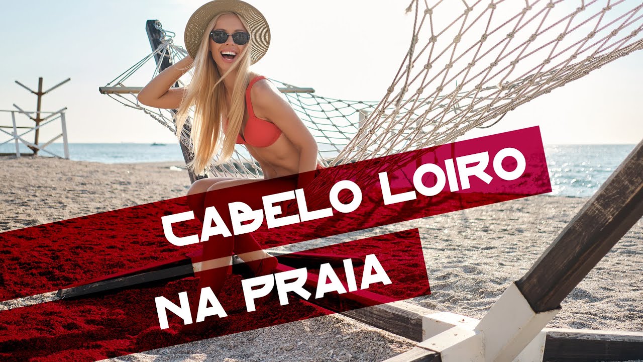 O que usar no cabelo loiro na praia?