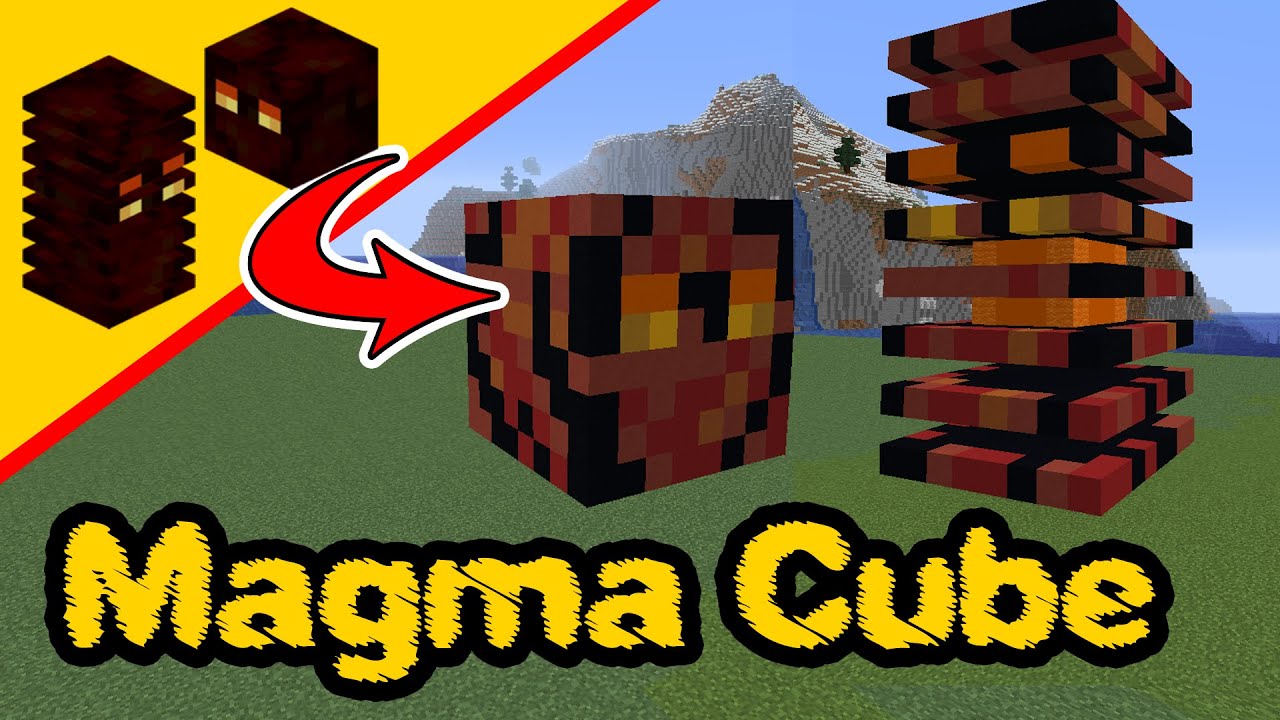 Minecraft Magma Cube &mdash; статуя магмового куба, руководство по сборке мобов, PS4, Xbox, ПК, Pocket ...